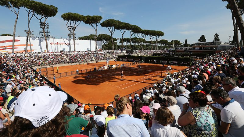 internazionali di tennis roma campo ground